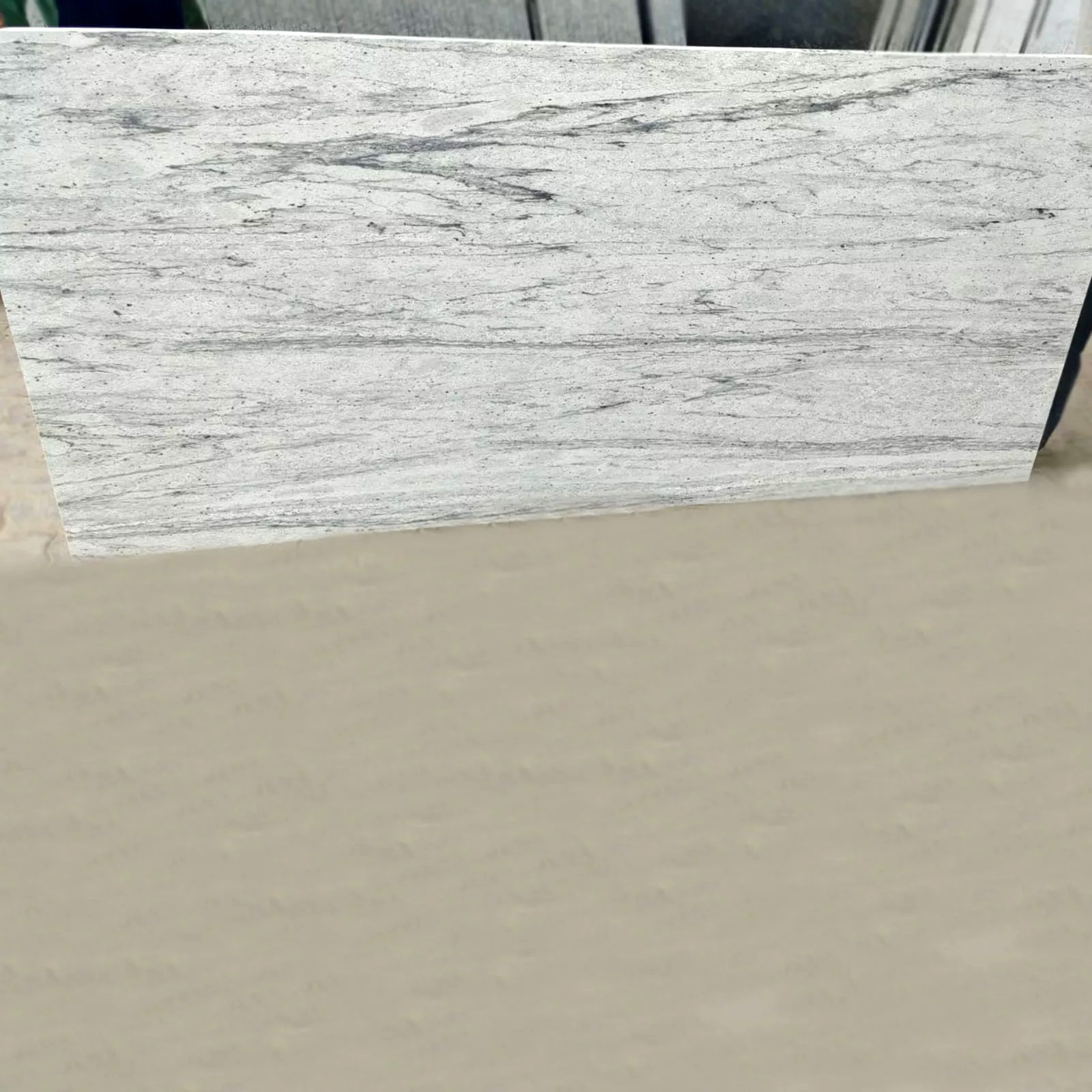 River white granite cutter slab