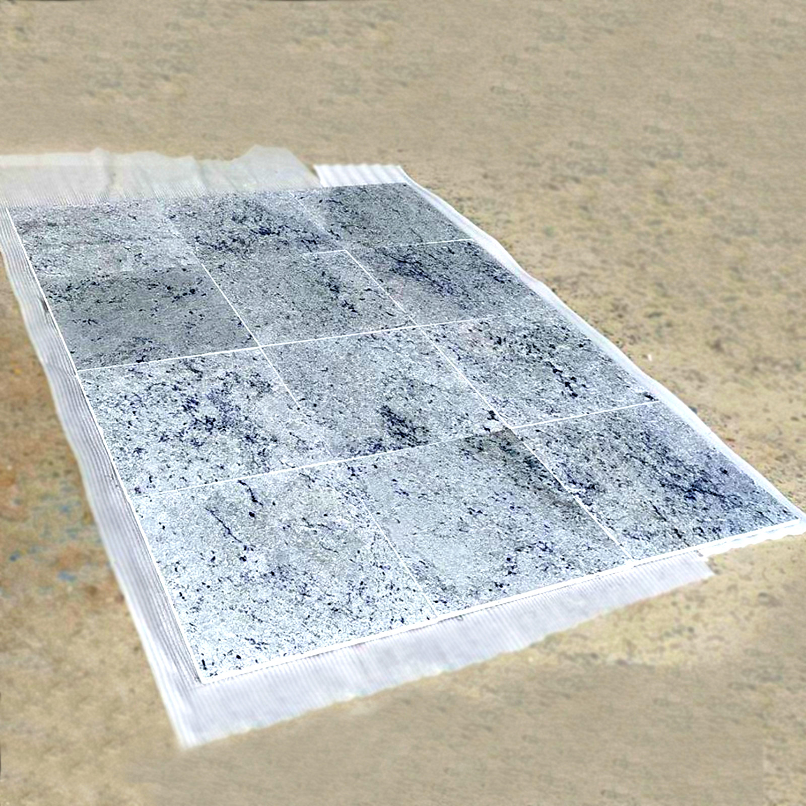 Colonial white granite tiles