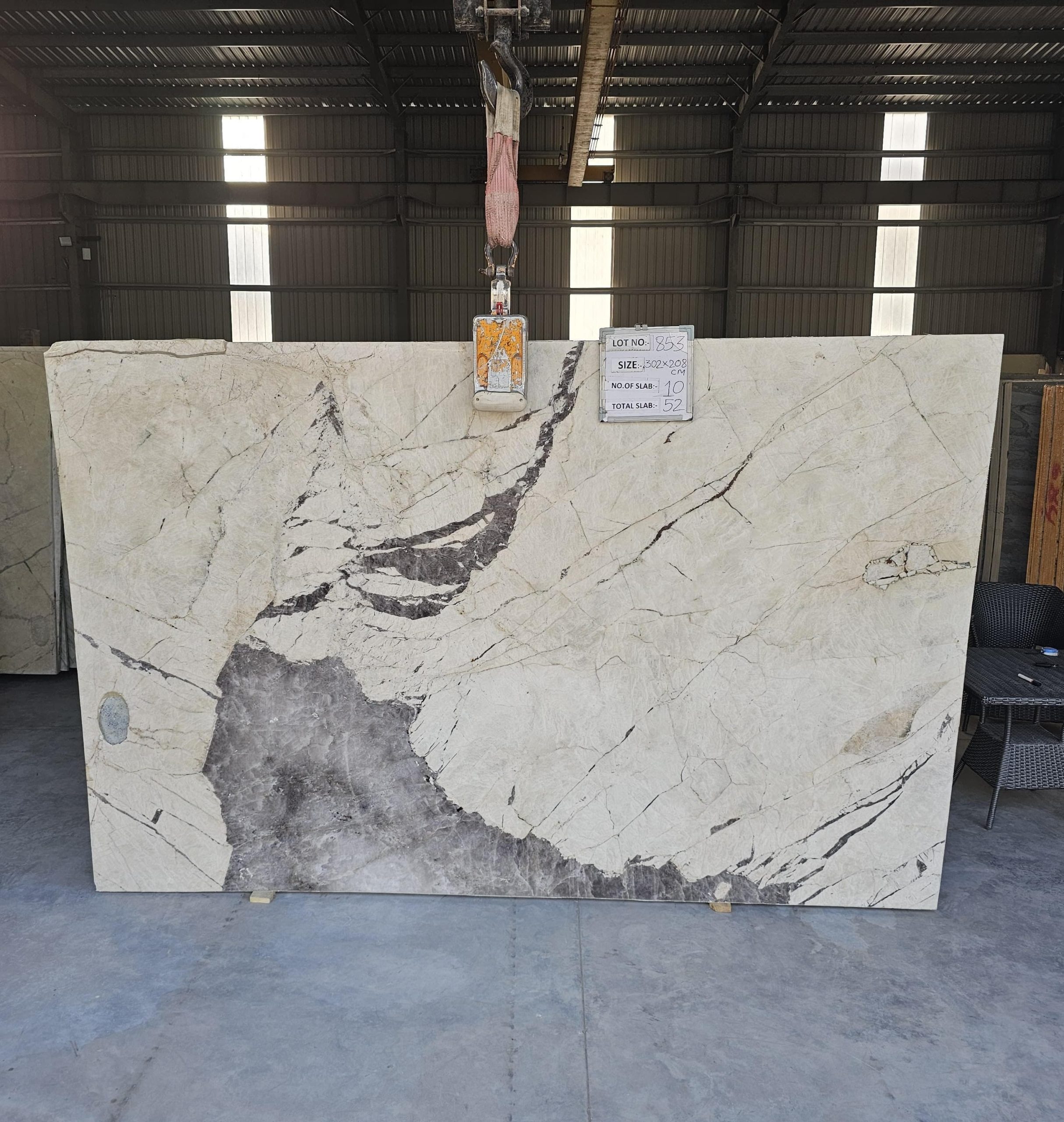 Antolini White Quartzite gangsaw slab